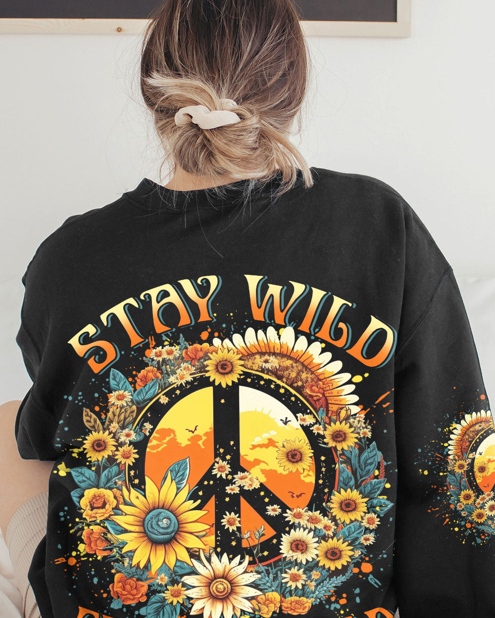 STAY WILD FLOWER CHILD ALL OVER PRINT - YHLN1704233