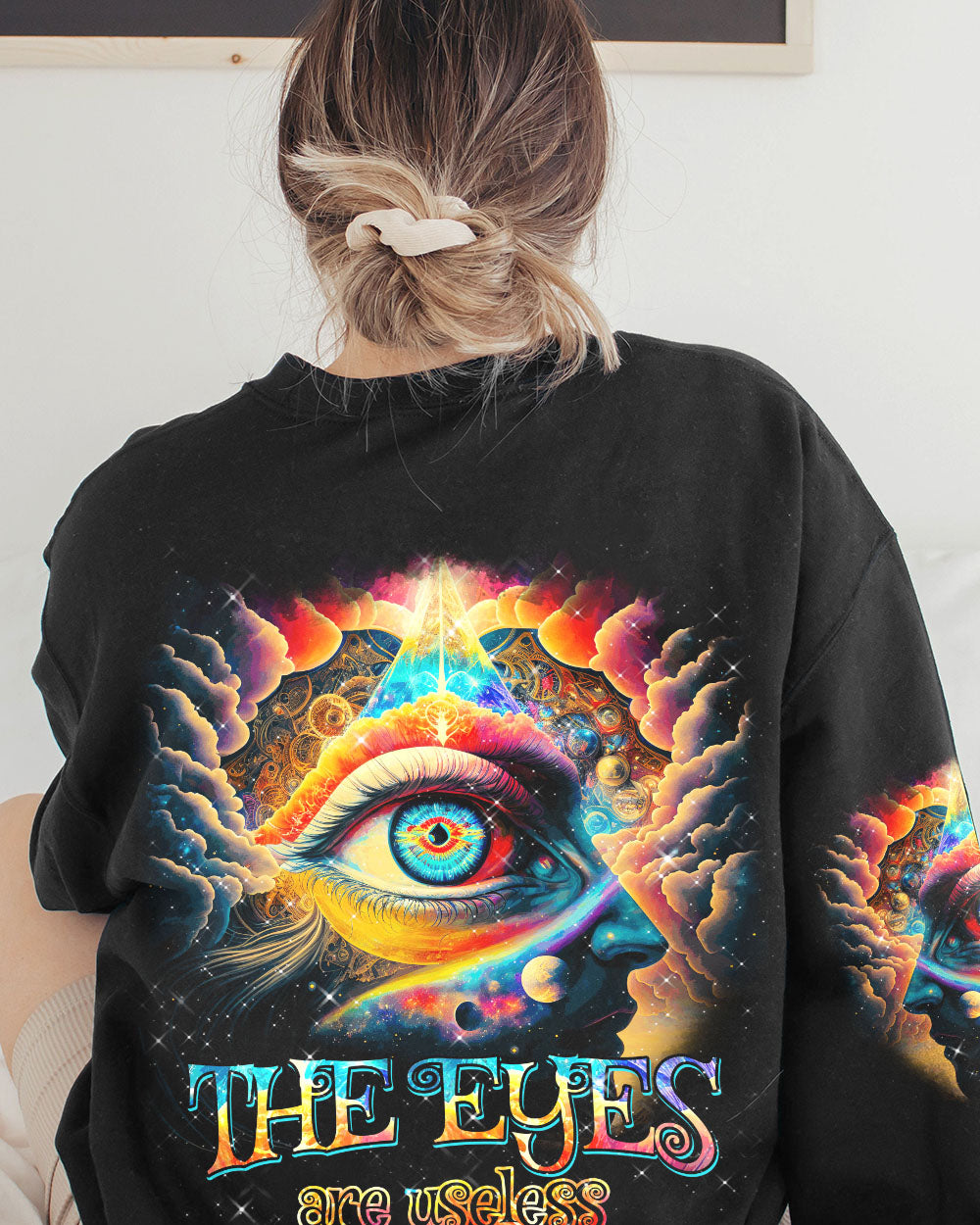 THE EYES ARE USELESS WHEN THE MIND IS BLIND ALL OVER PRINT - TYTM0603233
