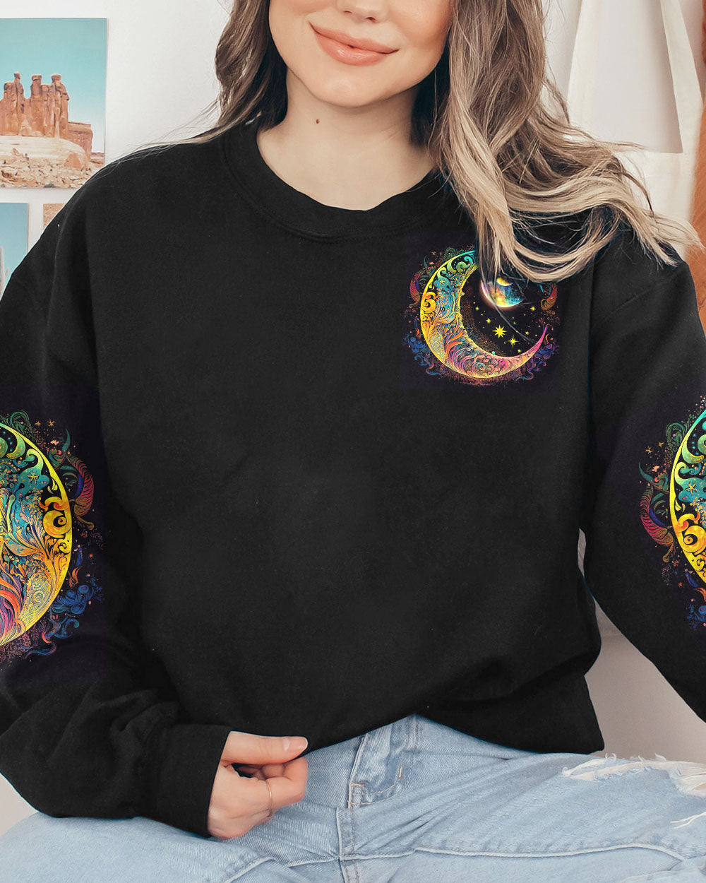 HOW TO BE A MOON CHILD ALL OVER PRINT - TYTM0103231