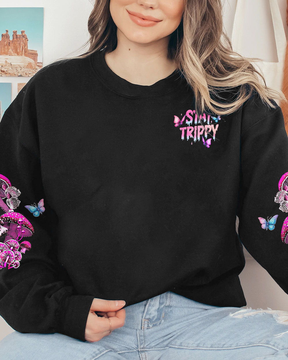 STAY TRIPPY ALL OVER PRINT - TA3101235