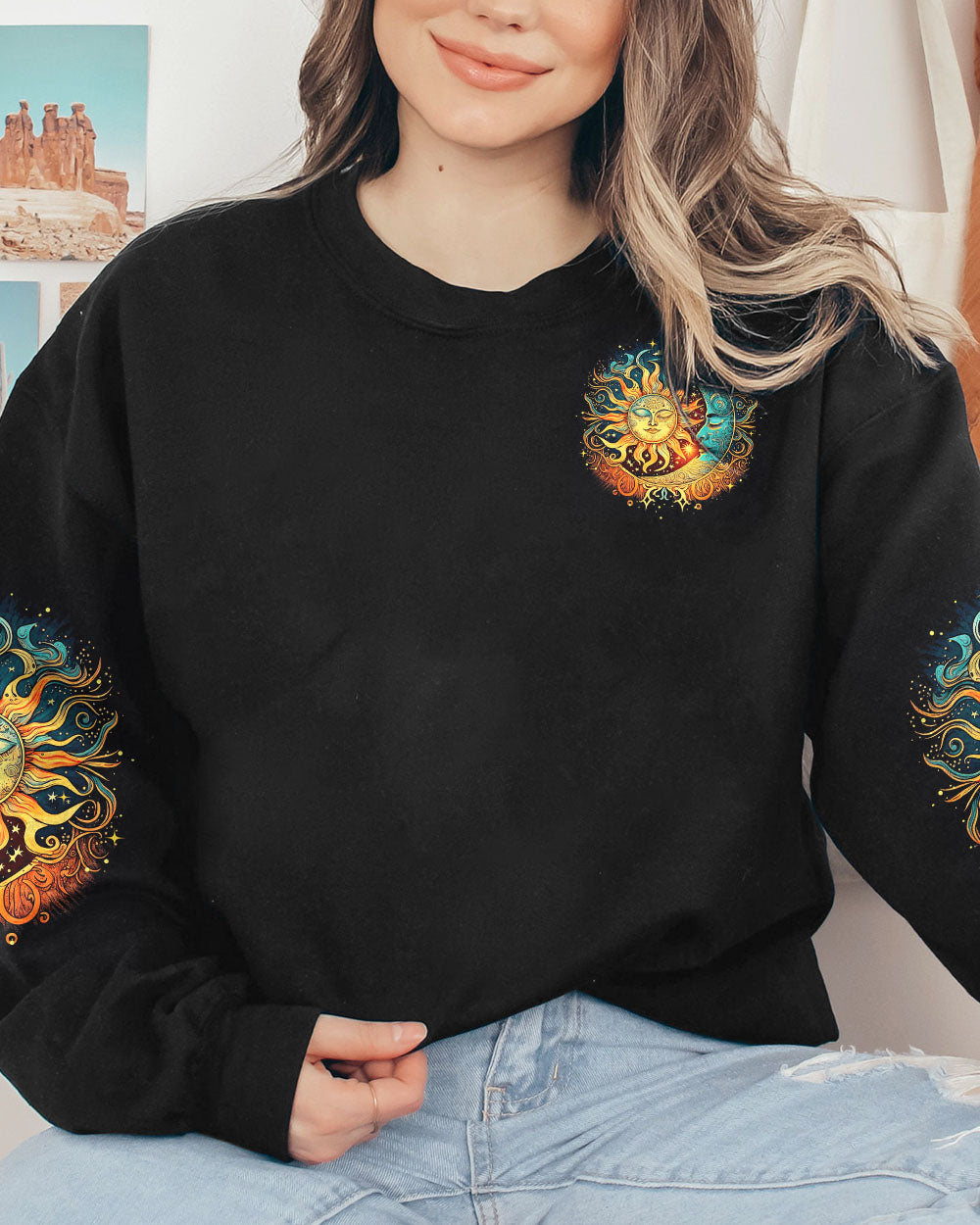 LIVE BY THE SUN LOVE BY THE STARS ALL OVER PRINT - TYTM1503231
