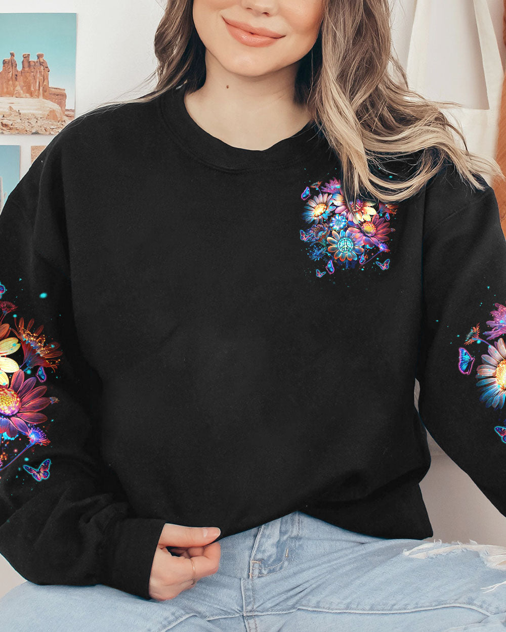 FLOWER POWER ALL OVER PRINT - TYTM0303233