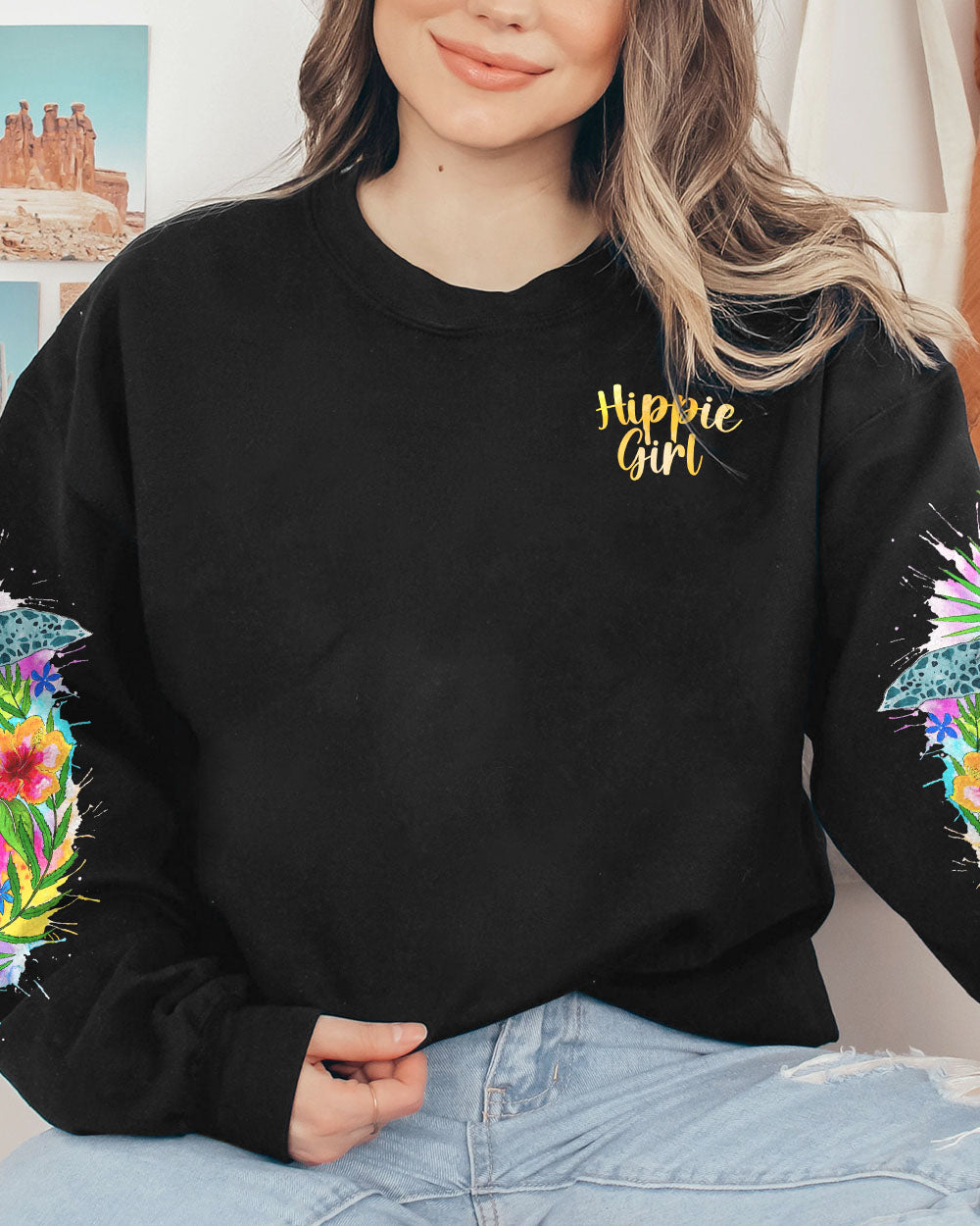 JUST A GIRL WHO LOVES TURTLES ALL OVER PRINT - TA0102233