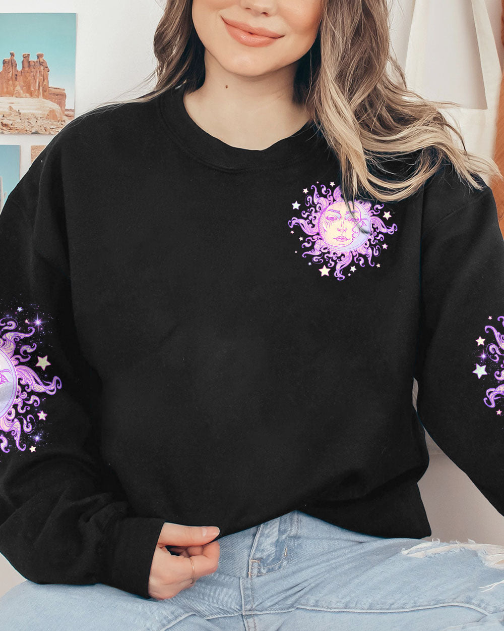 LIVE BY THE SUN PURPLE ALL OVER PRINT - TLNO1503234