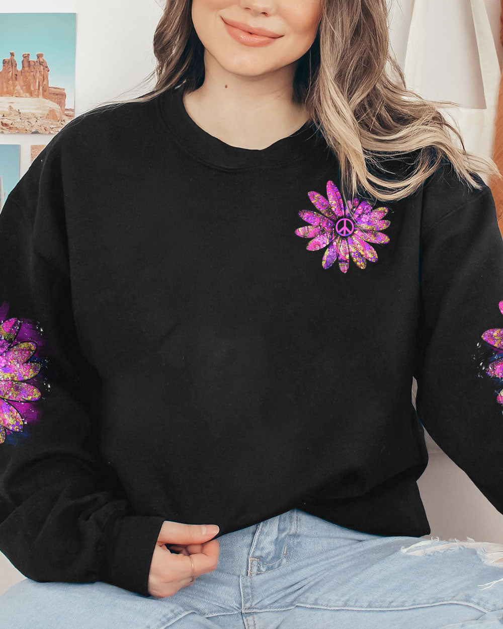 HIPPIE SOUL DAISY DROPWATER ALL OVER PRINT - TLNO0203231
