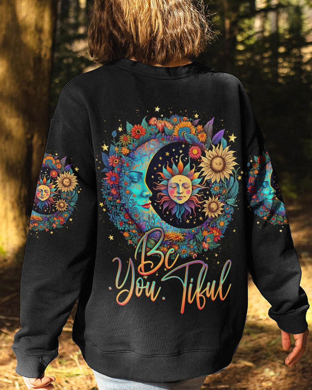 BE YOU TIFUL MOON FLORAL ALL OVER PRINT - TLNZ0805232