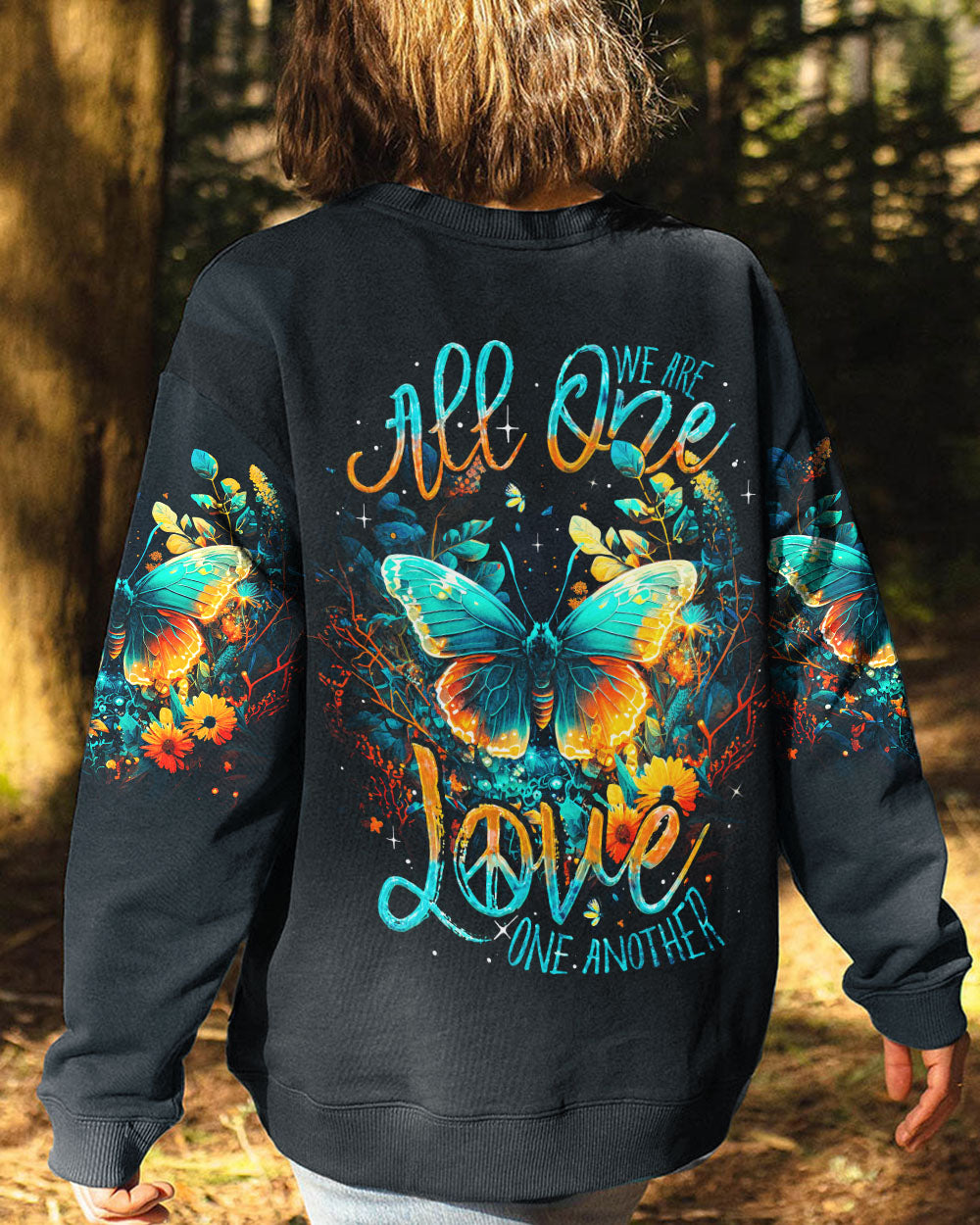 WE ARE ALL ONE BUTTERFLY ALL OVER PRINT - TY1603231