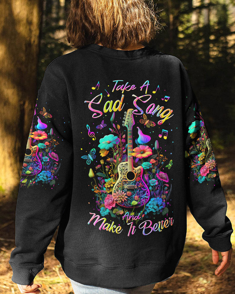 TAKE A SAD SONG AND MAKE IT BETTER GUITAR ALL OVER PRINT - TLTR1804233