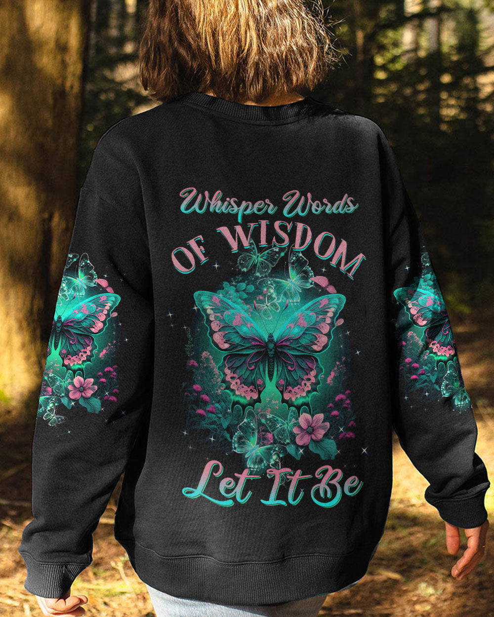 WHISPER WORDS OF WISDOM BUTTERFLY ALL OVER PRINT - TYTW0303231