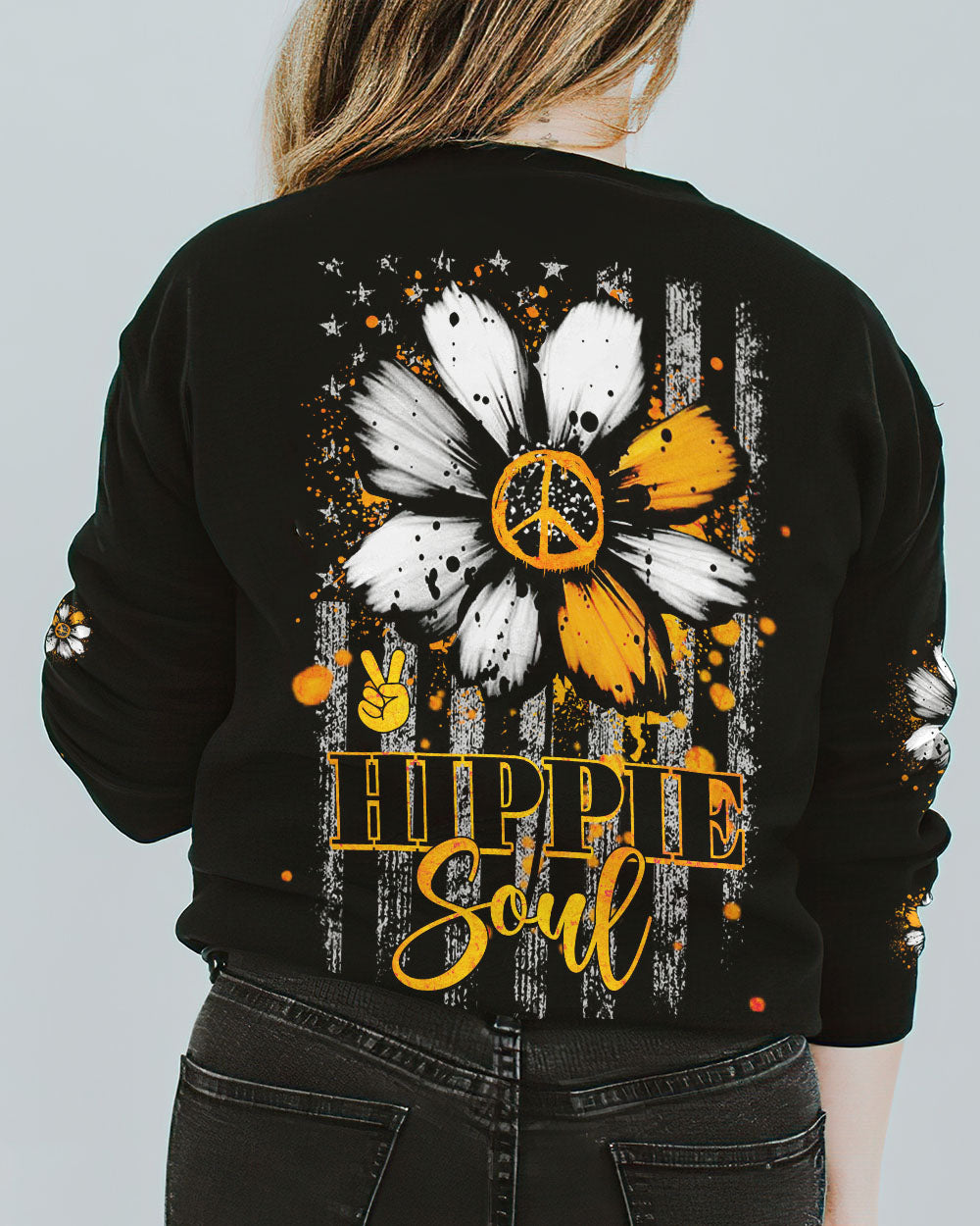 HIPPIE SOUL DAISY FLAG ALL OVER PRINT - YHHG2102232