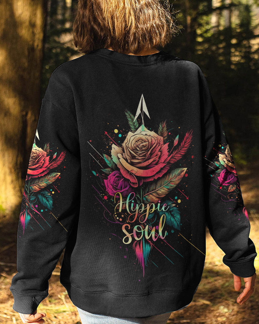 HIPPIE SOUL ROSE ALL OVER PRINT - TYTW0603236