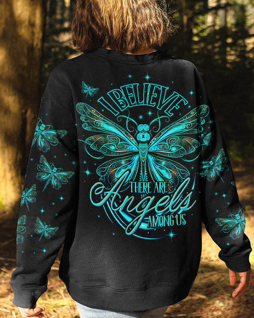 I BELIEVE THERE ARE ANGELS AMONG US ALL OVER PRINT - TY0905231