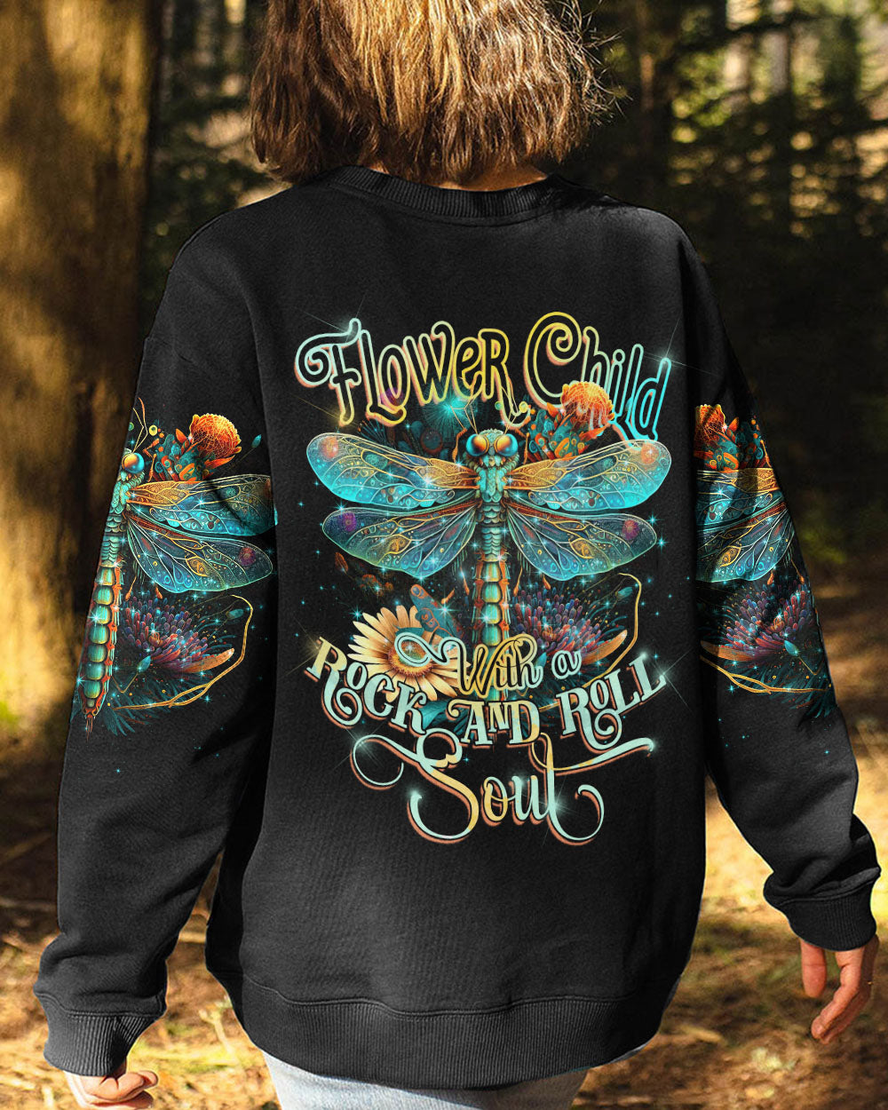 FLOWER CHILD ALL OVER PRINT - TYTD1404233