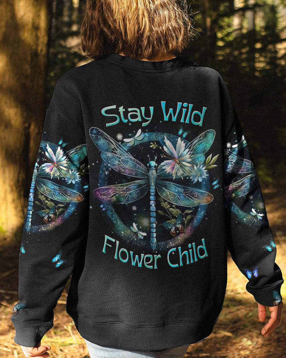 STAY WILD FLOWER CHILD ALL OVER PRINT - YHHN1503232