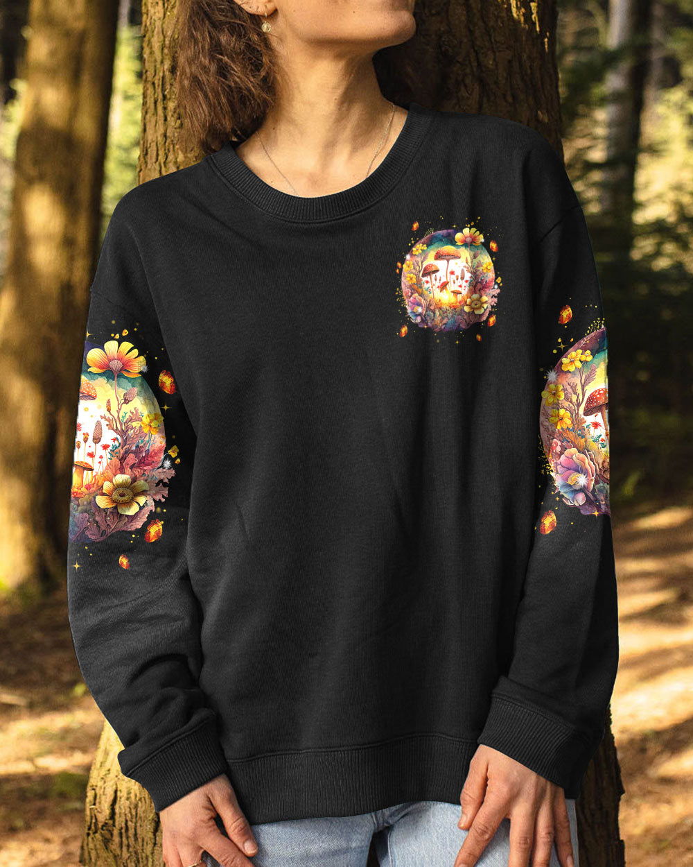INTO THE FOREST MUSHROOMS ALL OVER PRINT - TYTM1904232