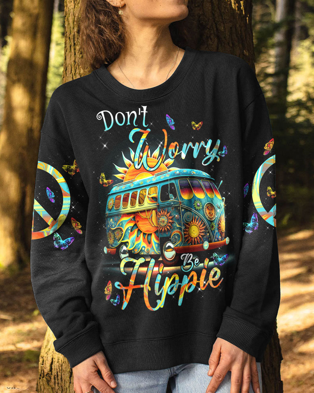DON'T WORRY BE HIPPIE ALL OVER PRINT - TYTM0703233