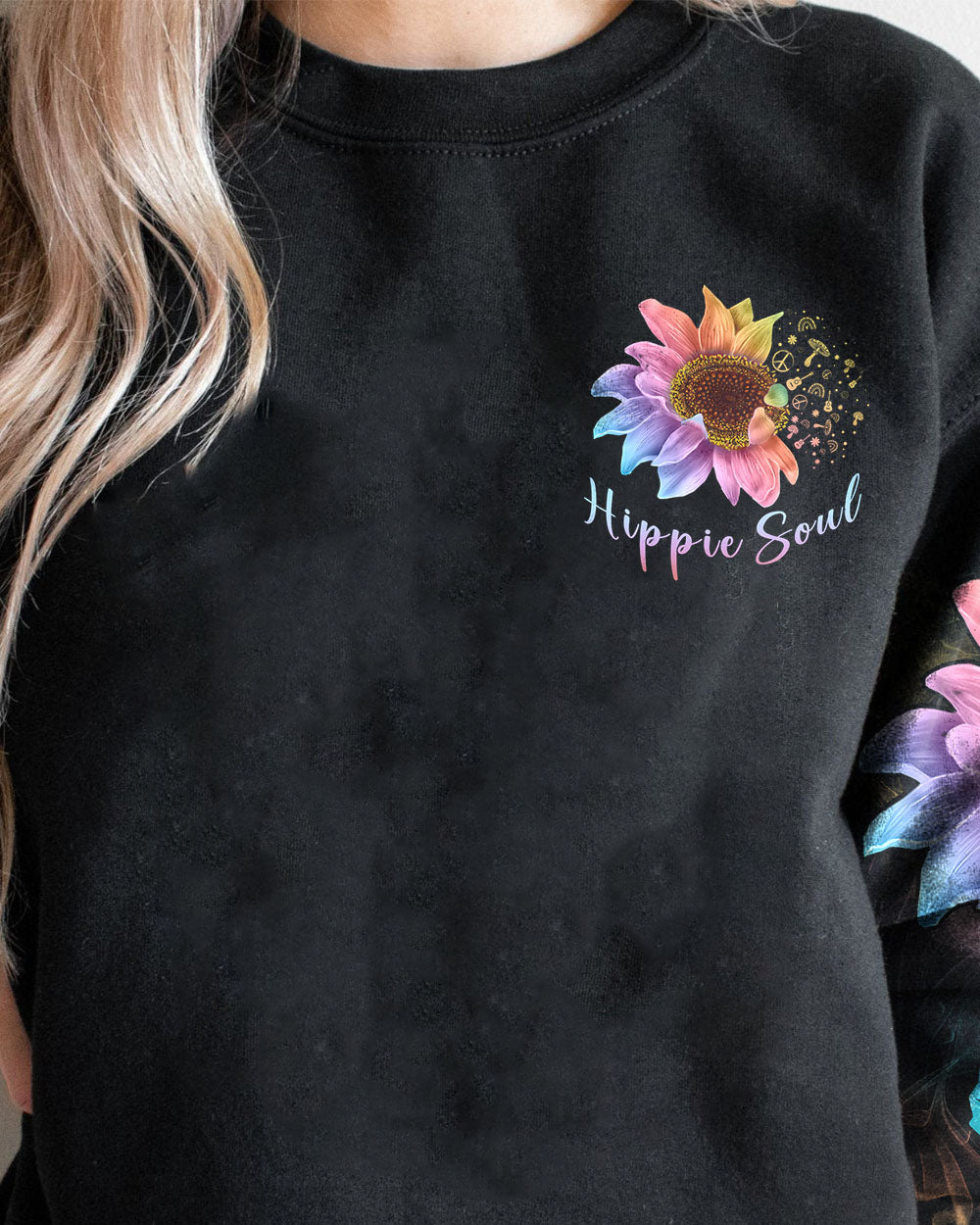 HIPPIE SOUL SUNFLOWER COLORFUL ALL OVER PRINT - TA31012314