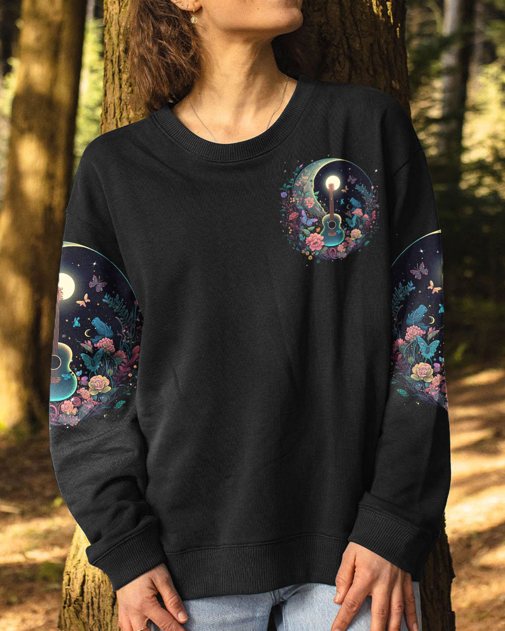 EVERYTHING IS MAGICAL MOON GUITAR ALL OVER PRINT - TLNT0805231