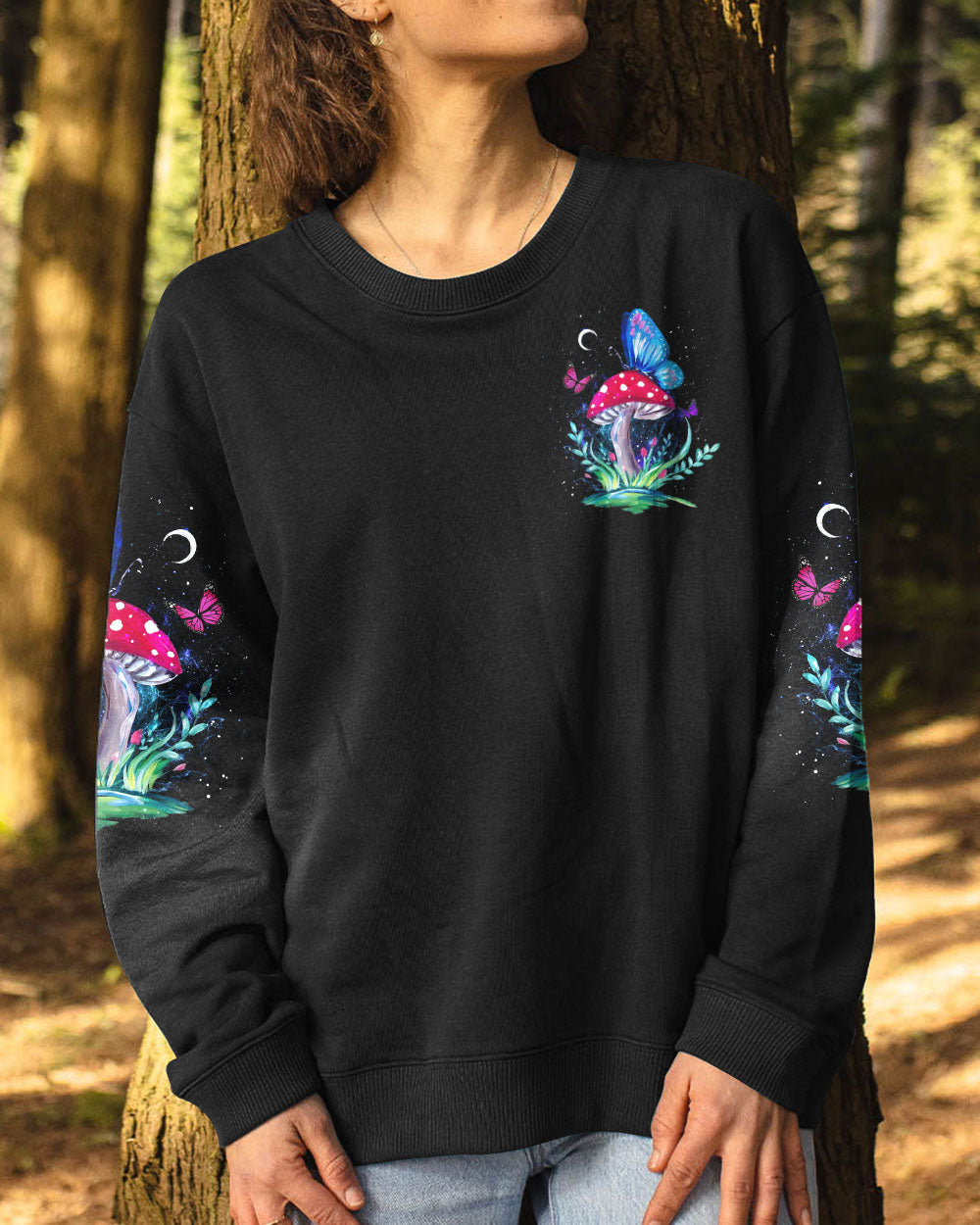 EAT MUSHROOMS SEE THE UNIVERSE ALL OVER PRINT - YHHG2202232