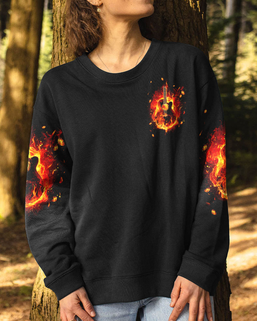 WHISPER WORDS OF WISDOM GUITAR FIRE ALL OVER PRINT - TYTM1304231