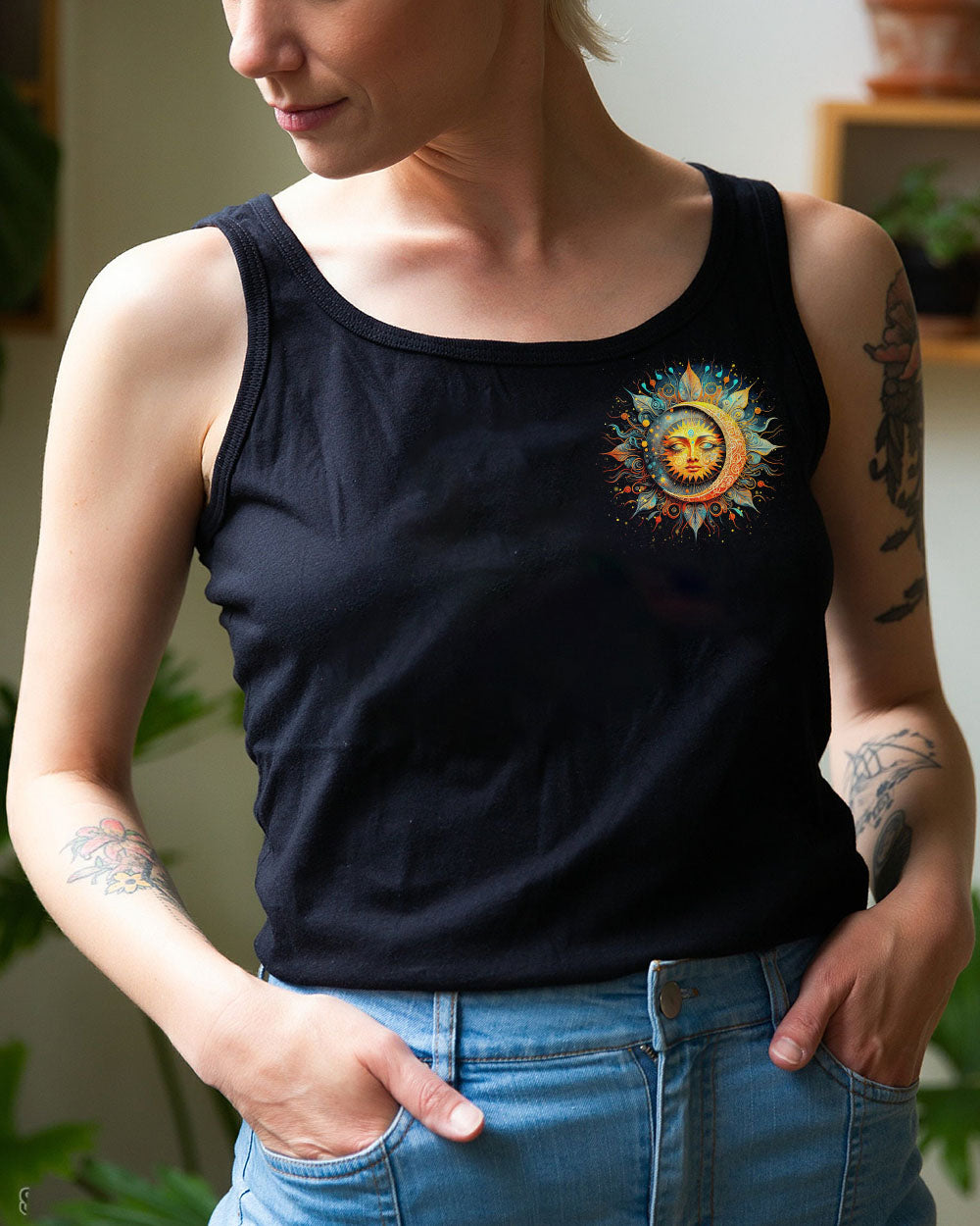 TELL ME THE STORY ABOUT HOW THE SUN LOVED THE MOON SO MUCH ALL OVER PRINT - TYTM0703231