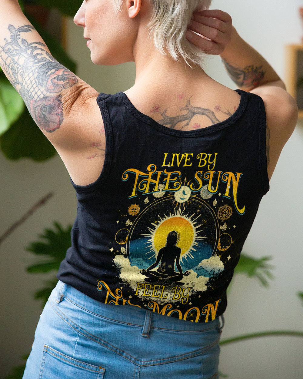 LIVE BY THE SUN FEEL BY THE MOON YOGA ALL OVER PRINT - TYTM0803232