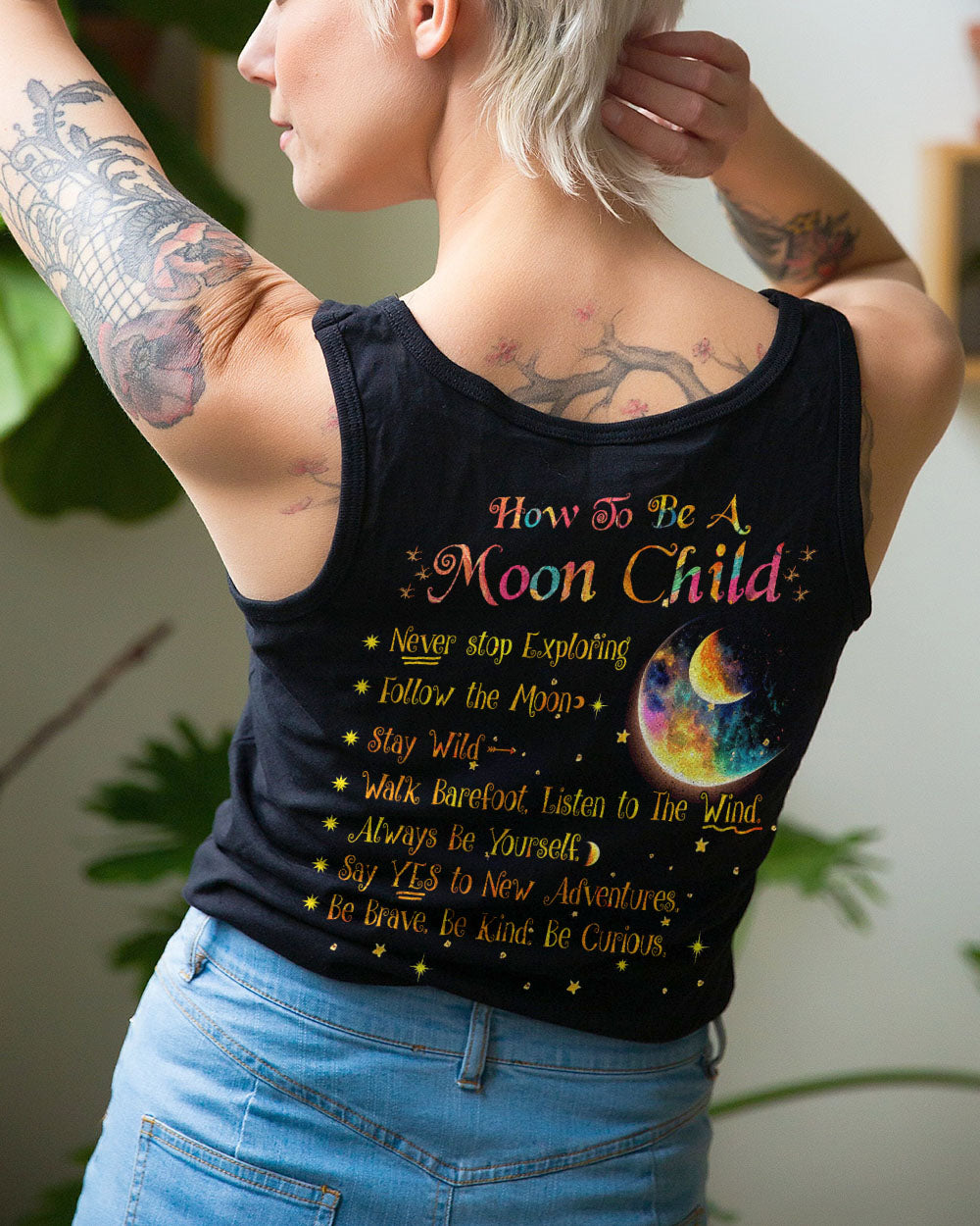 HOW TO BE A MOON CHILD ALL OVER PRINT - TYTM0103231