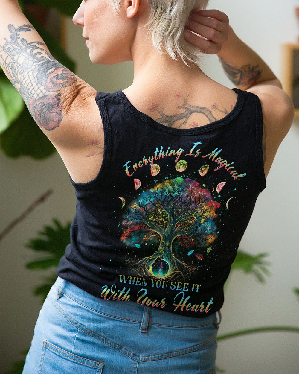 EVERYTHING IS MAGICAL WHEN YOU SEE IT TREE OF LIFE MOON ALL OVER PRINT - YHDU1804233
