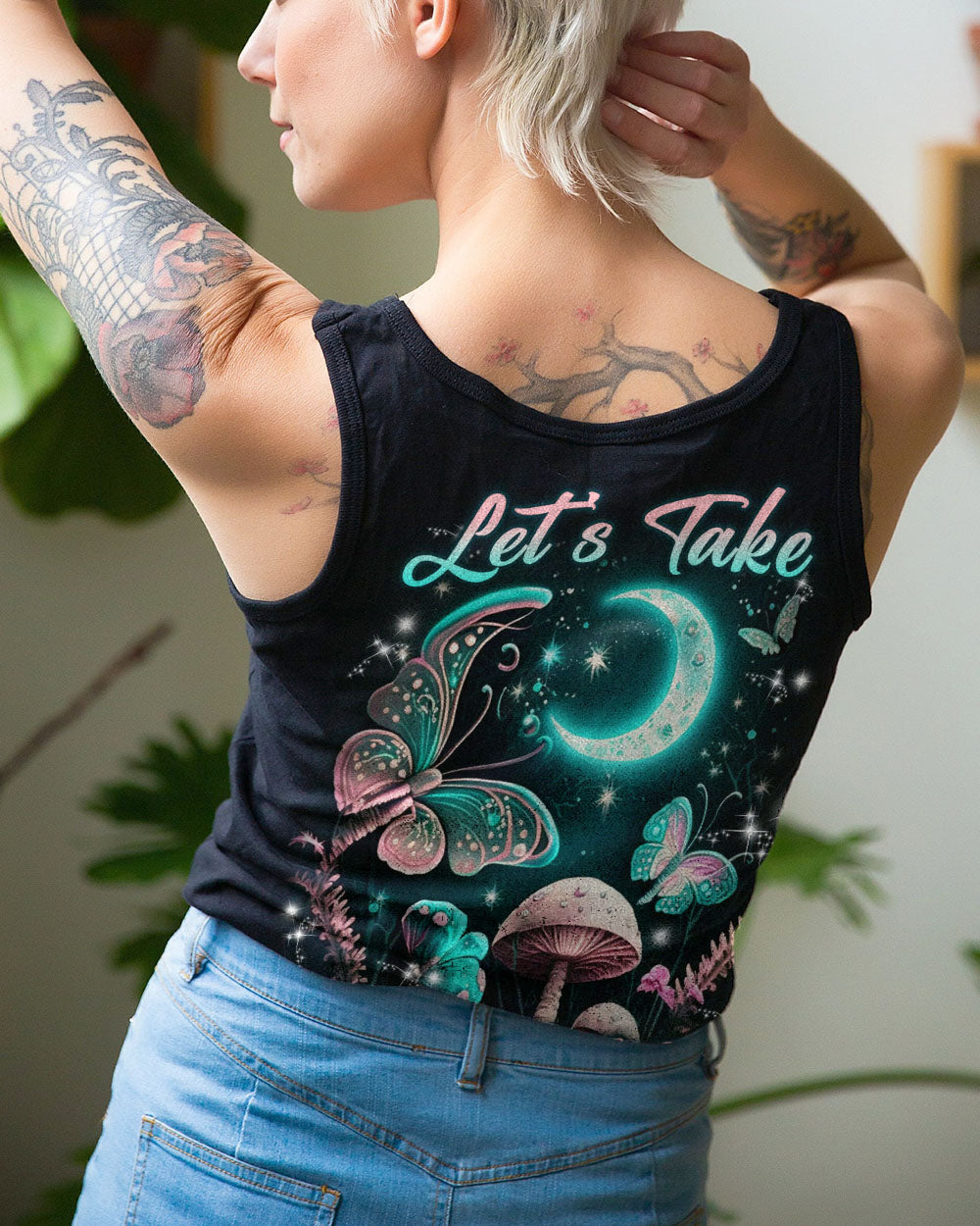 LET'S TAKE A TRIP MUSHROOMS ALL OVER PRINT - YHLN0903231