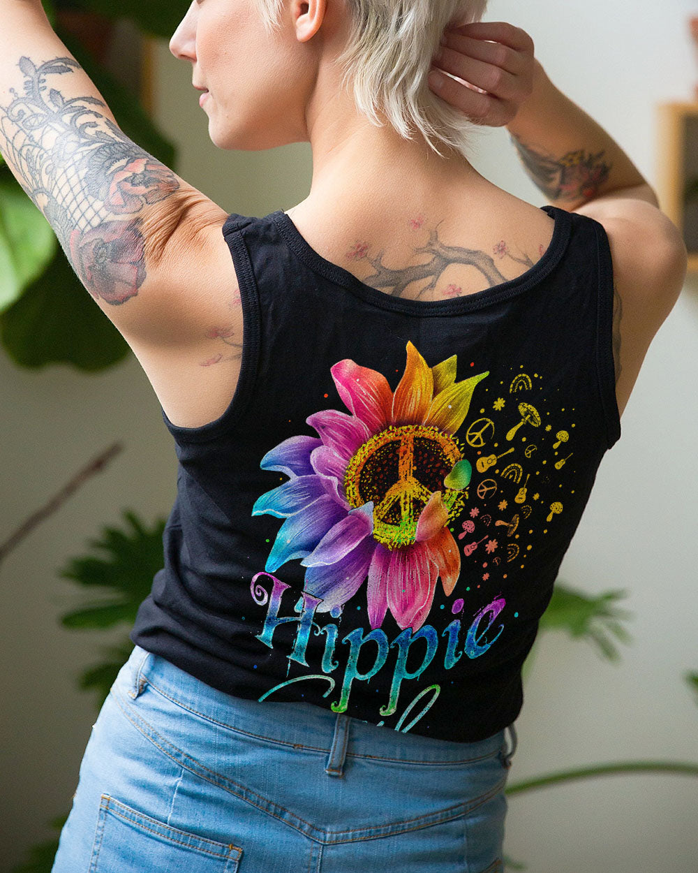 HIPPIE SOUL SUNFLOWER COLORFUL ALL OVER PRINT - TA2702231