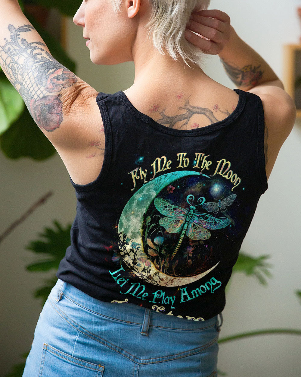 FLY ME TO THE MOON ALL OVER PRINT - TLTW0603232