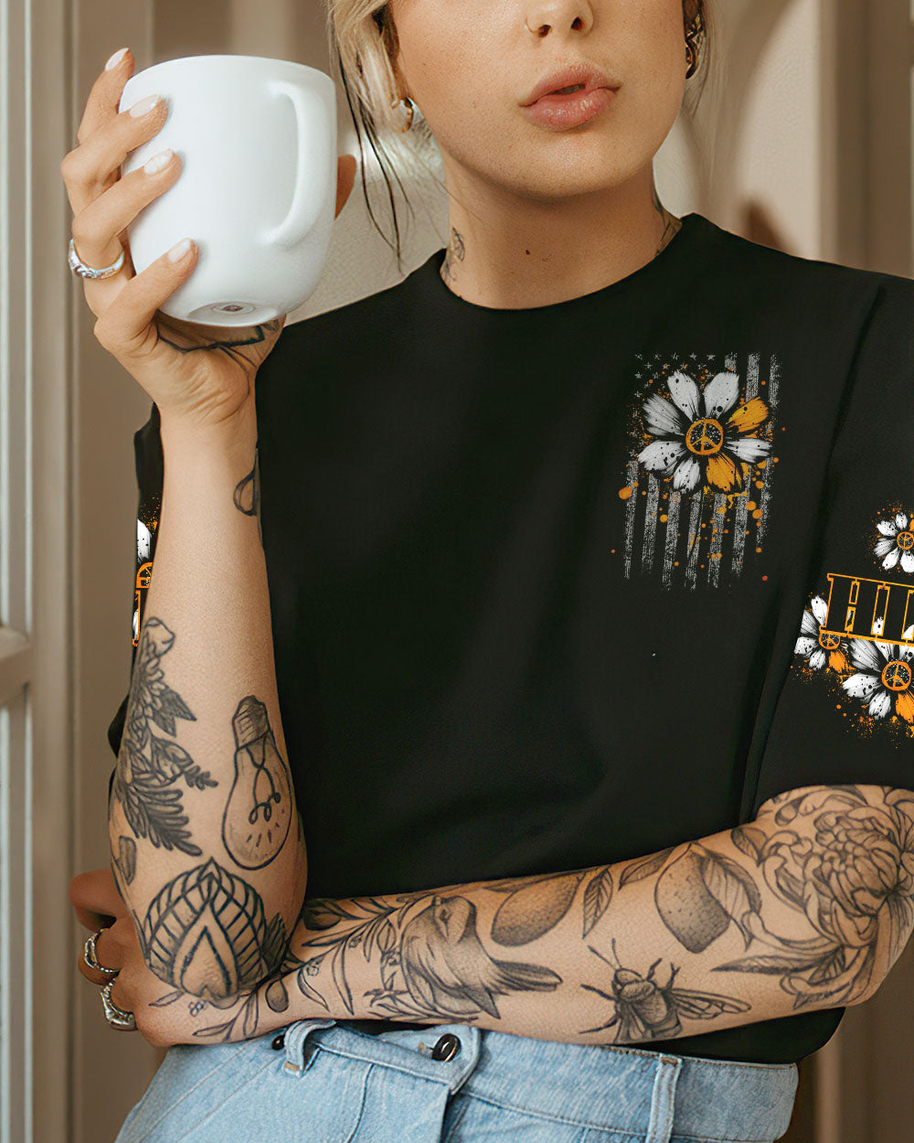 HIPPIE SOUL DAISY FLAG ALL OVER PRINT - YHHG2102232
