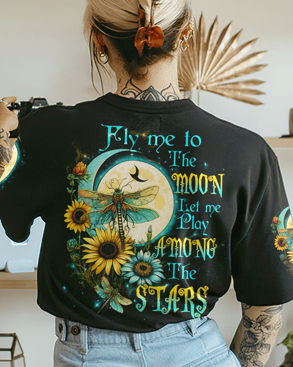 FLY ME TO THE MOON DRAGONFLY ALL OVER PRINT - TLTW2404232