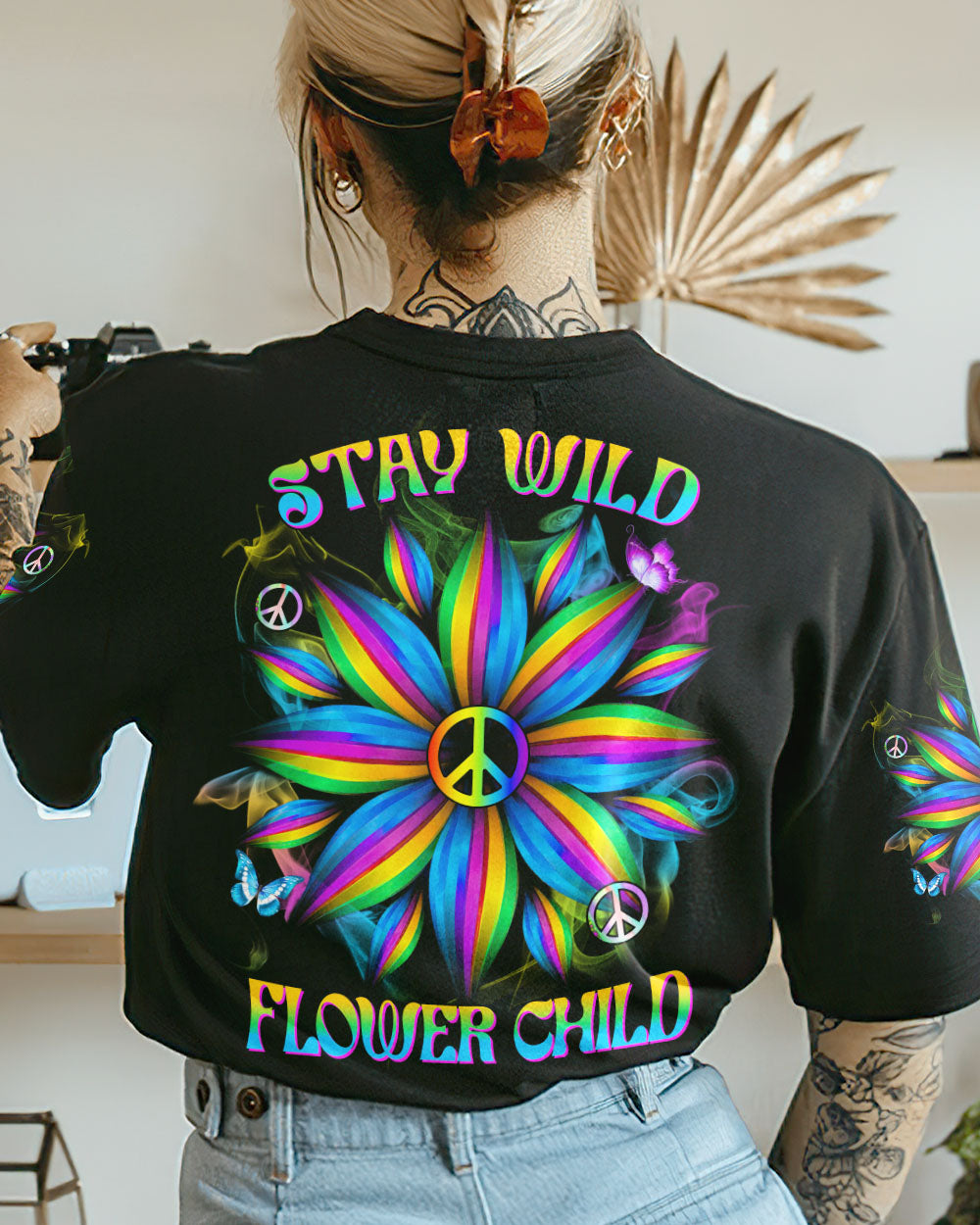 STAY WILD FLOWER CHILD ALL OVER PRINT - YHHG1503234