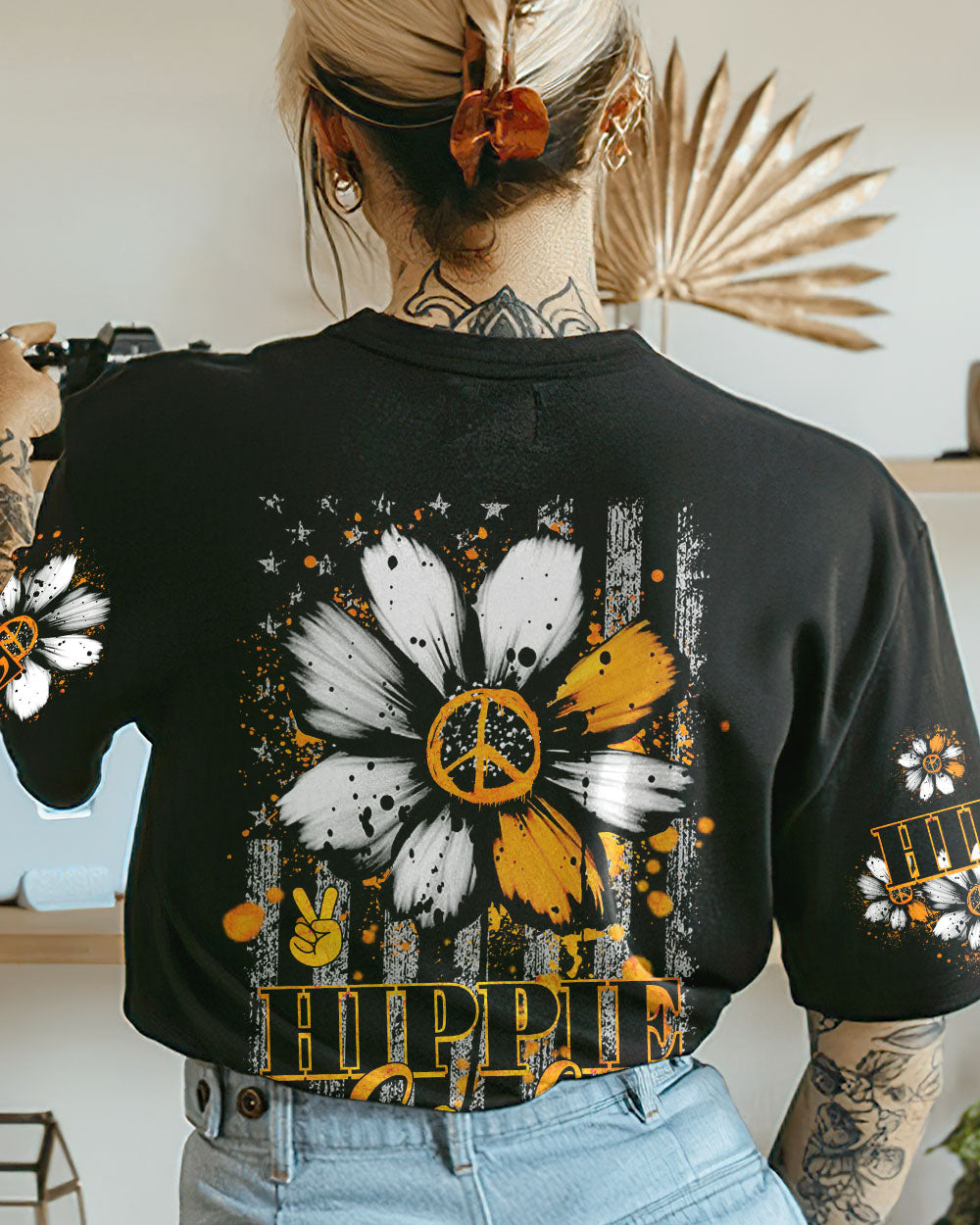 HIPPIE SOUL DAISY FLAG ALL OVER PRINT - YHHG2102232