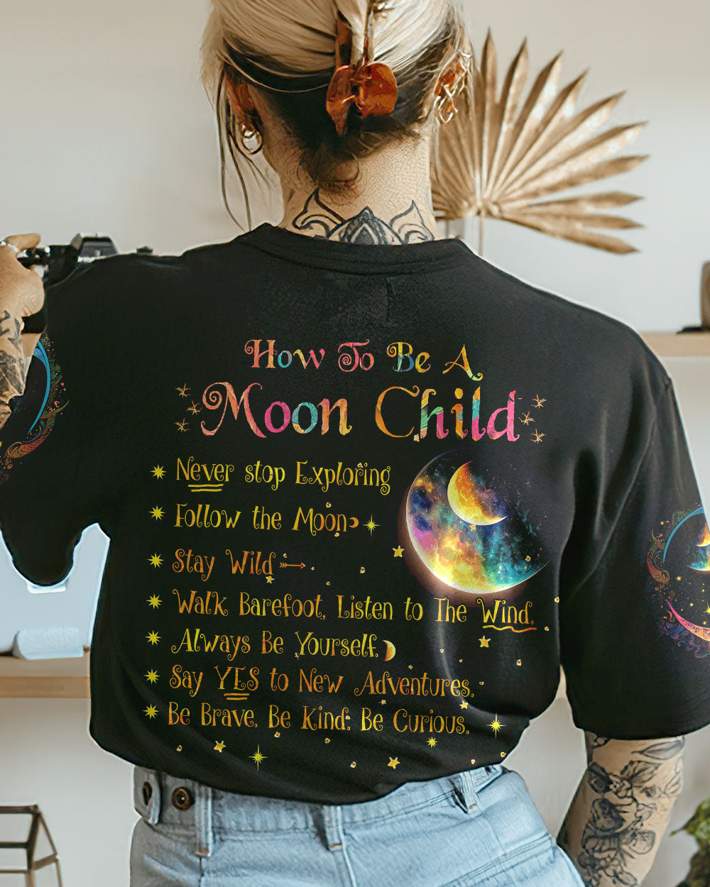 HOW TO BE A MOON CHILD ALL OVER PRINT - TYTM0103231