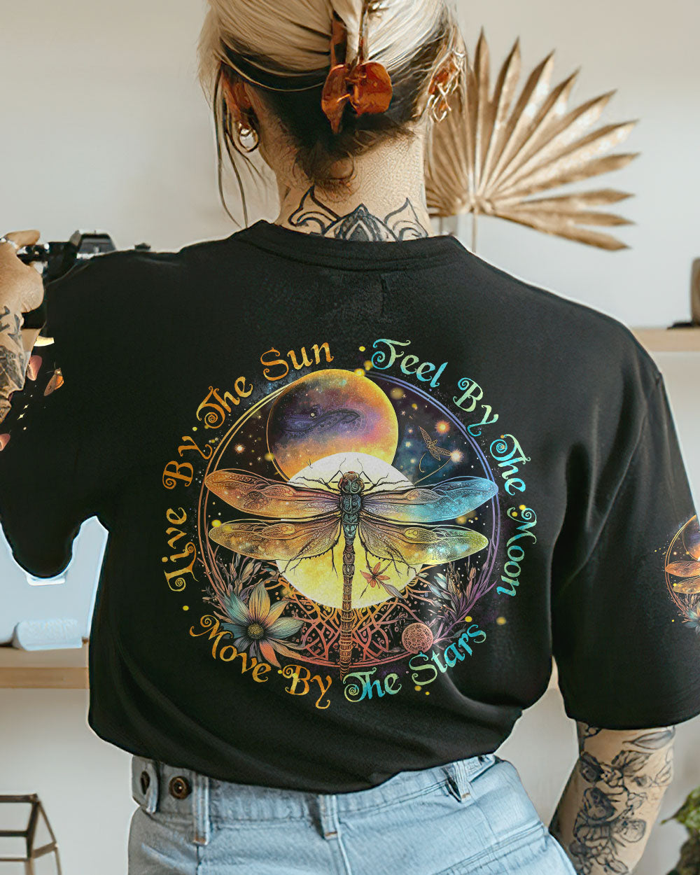 LIVE BY THE SUN DRAGONFLY ALL OVER PRINT - TYTM0603234