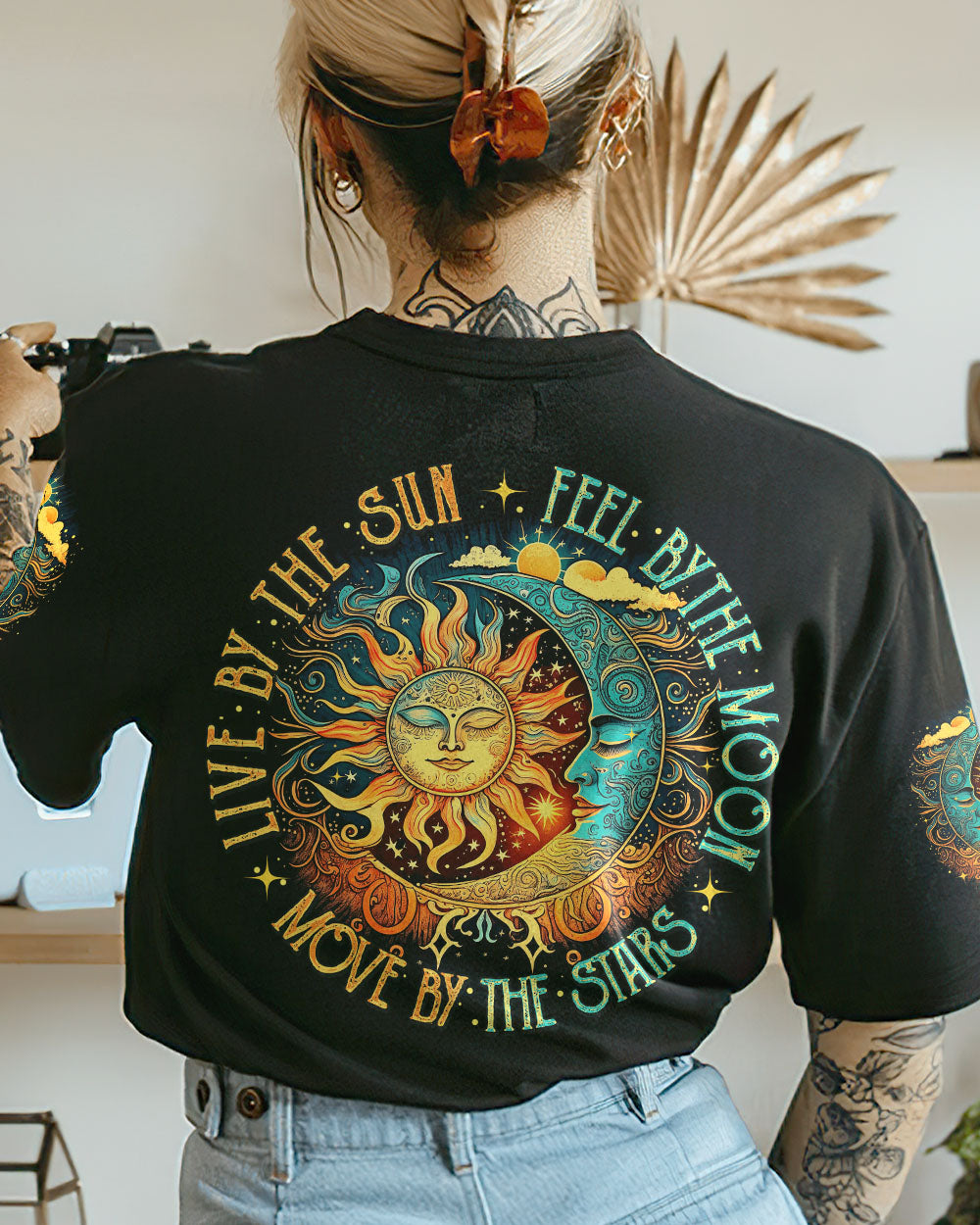 LIVE BY THE SUN LOVE BY THE STARS ALL OVER PRINT - TYTM1503231