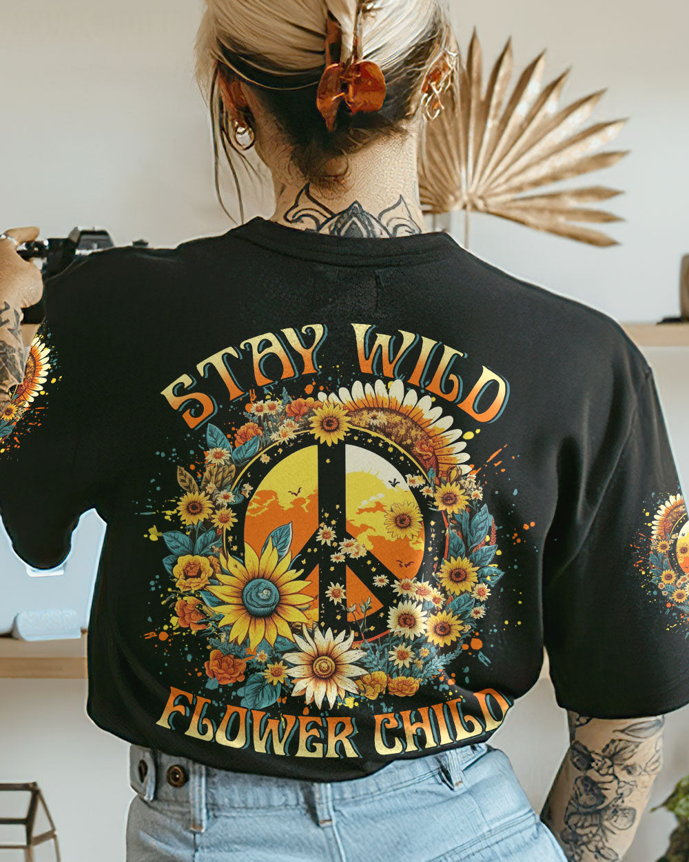 STAY WILD FLOWER CHILD ALL OVER PRINT - YHLN1704233
