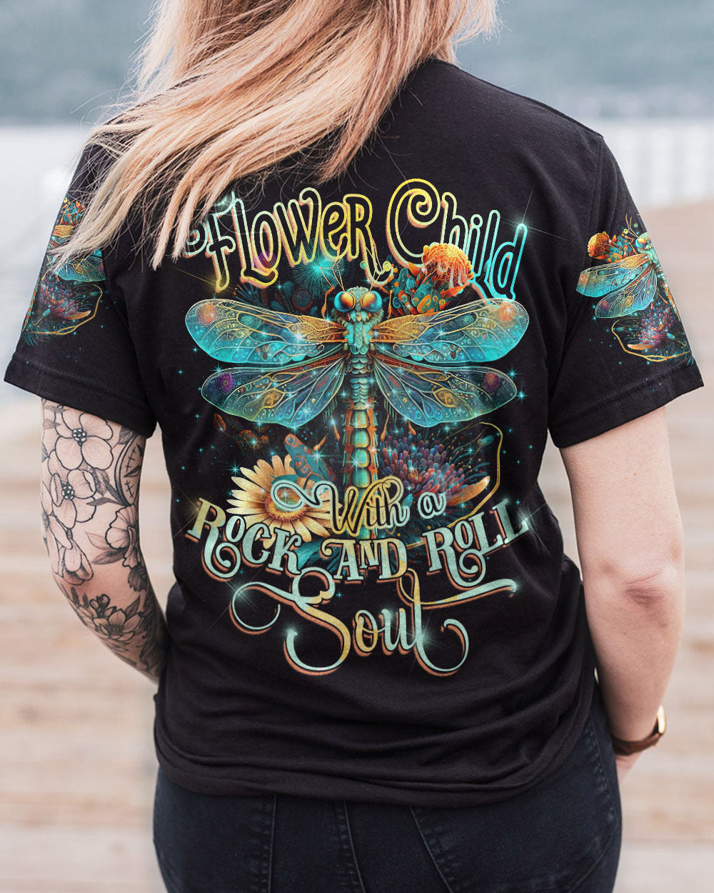 FLOWER CHILD ALL OVER PRINT - TYTD1404233