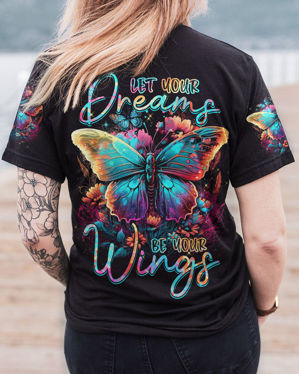 LET YOUR DREAMS BE YOUR WINGS ALL OVER PRINT - TYTM1603233