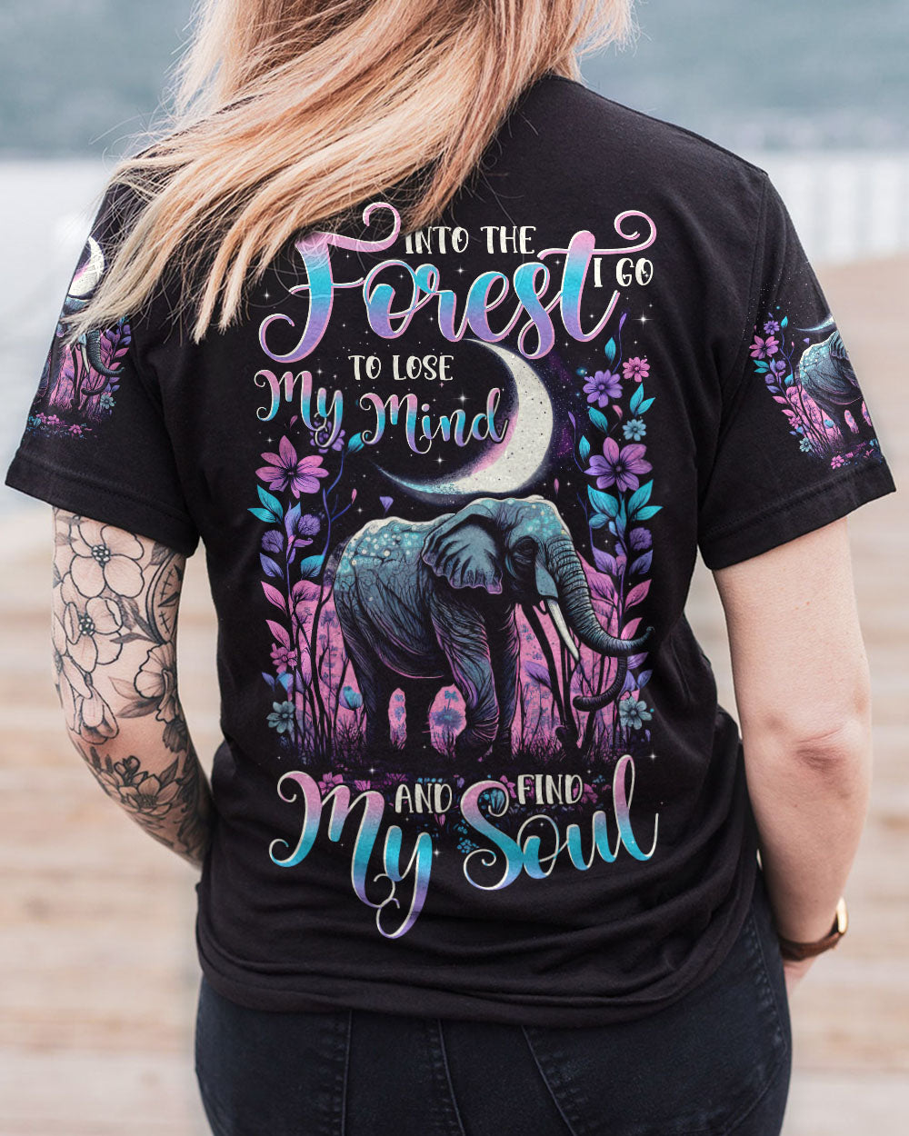 INTO THE FOREST I GO ELEPHANT ALL OVER PRINT - TLTR2504233