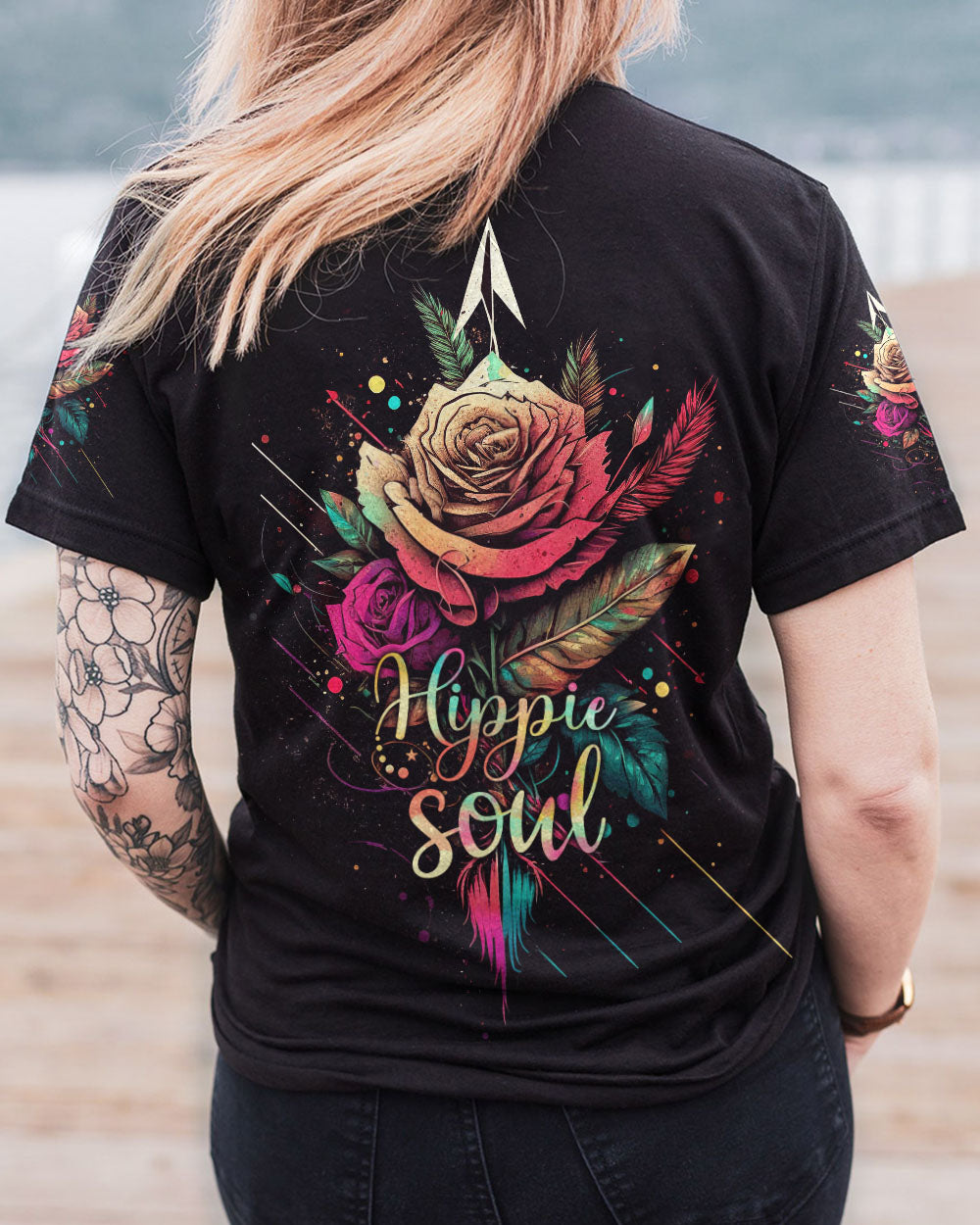 HIPPIE SOUL ROSE ALL OVER PRINT - TYTW0603236