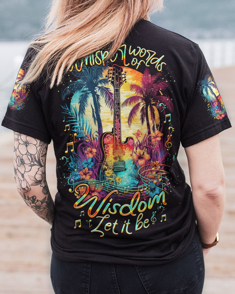 WHISPER WORDS OF WISDOM GUITAR BEACH ALL OVER PRINT - TLNO0405233