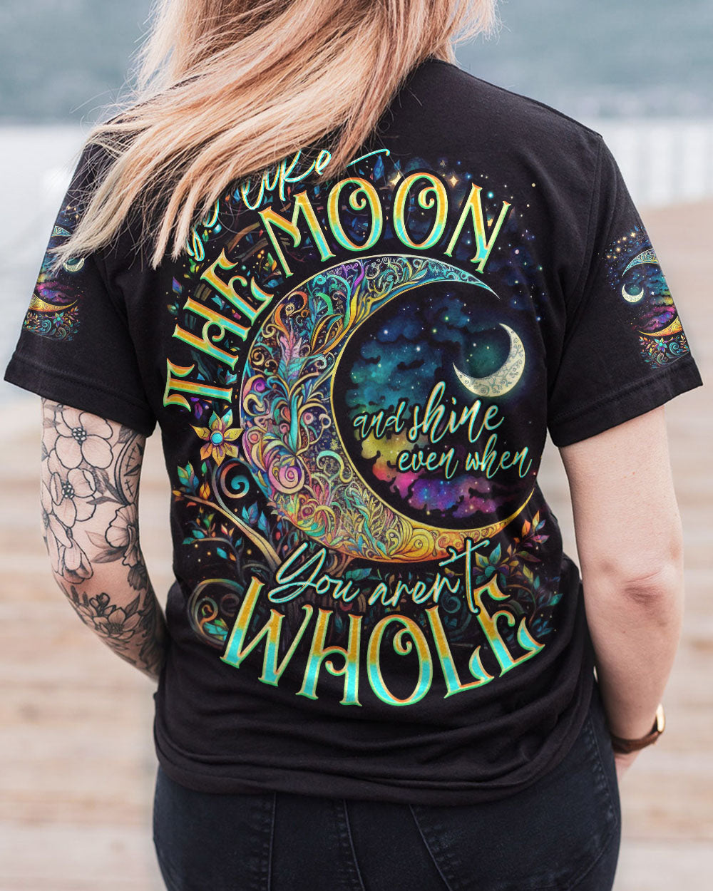 BE LIKE THE MOON ALL OVER PRINT - TLNO2704232
