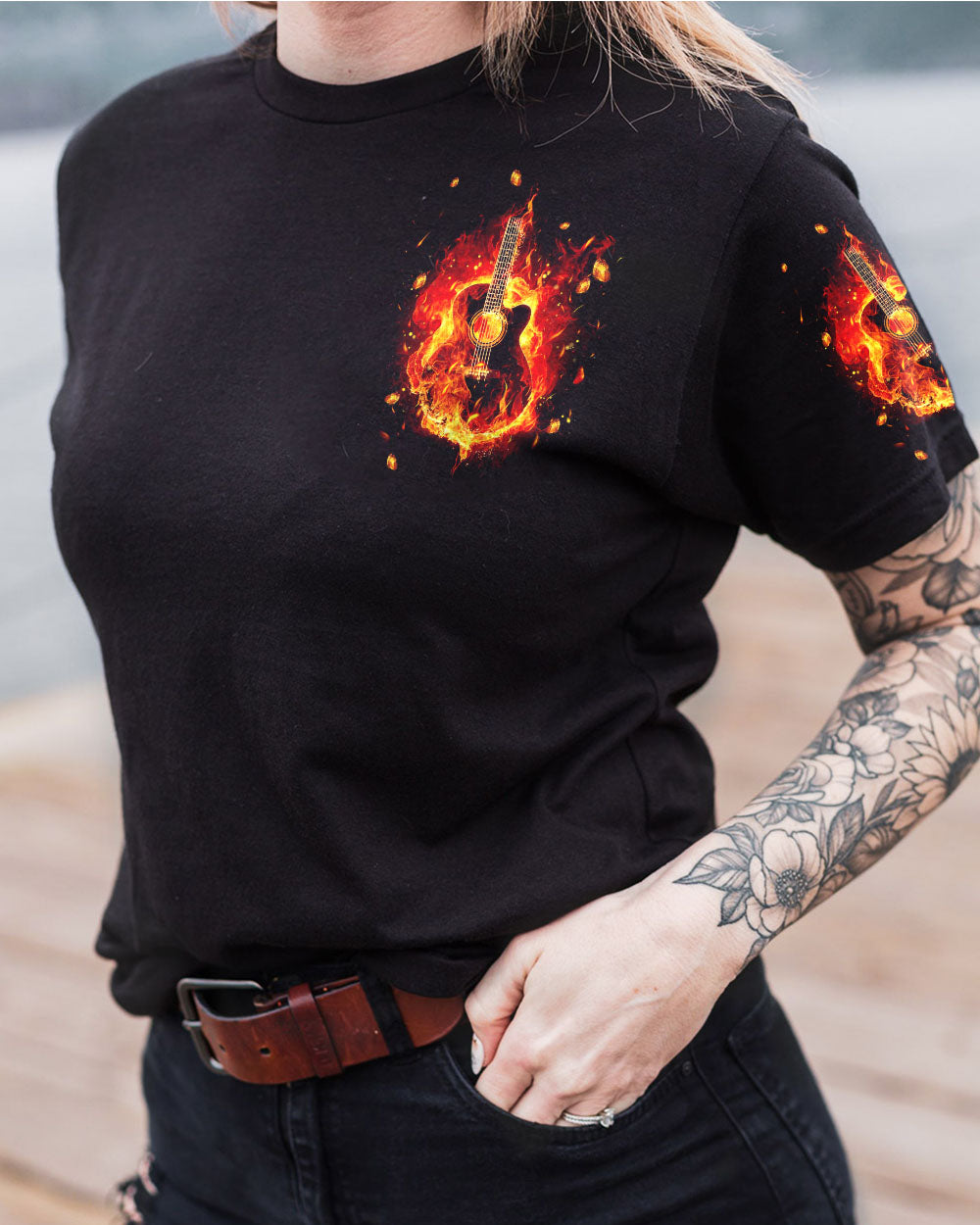 WHISPER WORDS OF WISDOM GUITAR FIRE ALL OVER PRINT - TYTM1304231