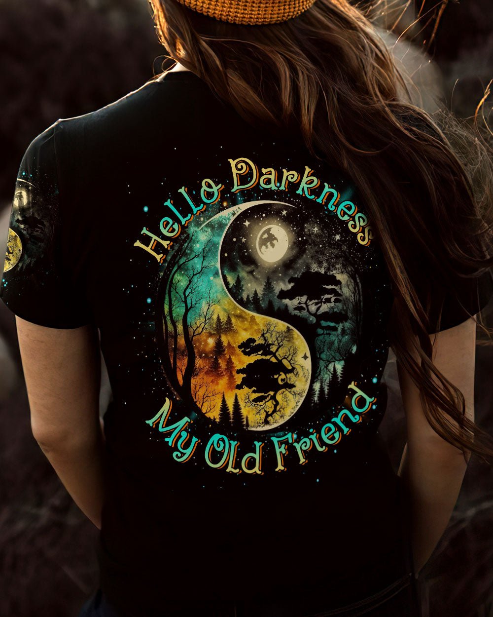 HELLO DARKNESS MY OLD FRIEND FOREST ALL OVER PRINT - TLTR0903233