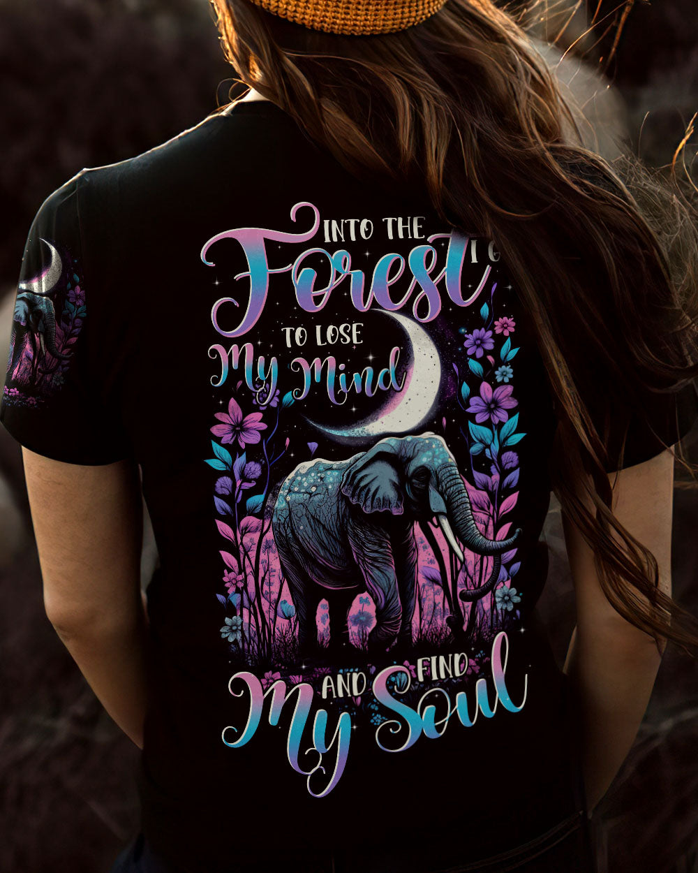 INTO THE FOREST I GO ELEPHANT ALL OVER PRINT - TLTR2504233