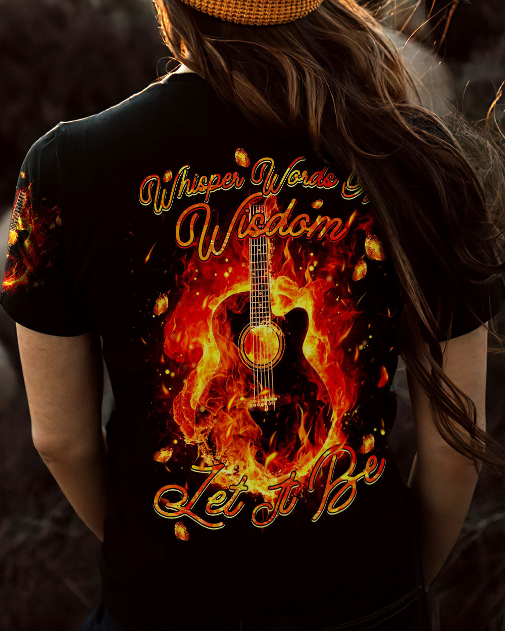WHISPER WORDS OF WISDOM GUITAR FIRE ALL OVER PRINT - TYTM1304231