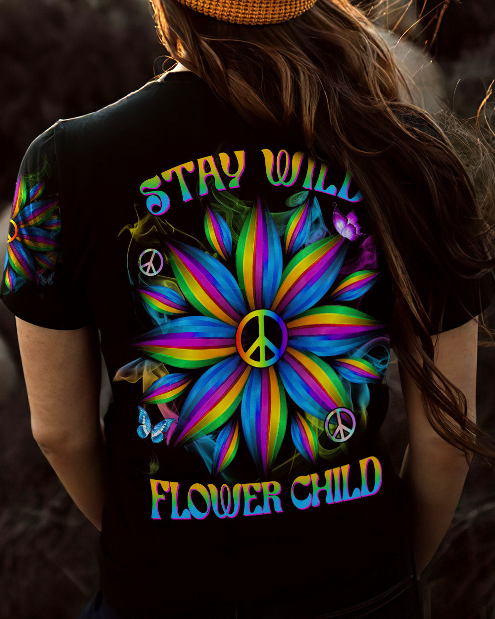 STAY WILD FLOWER CHILD ALL OVER PRINT - YHHG1503234